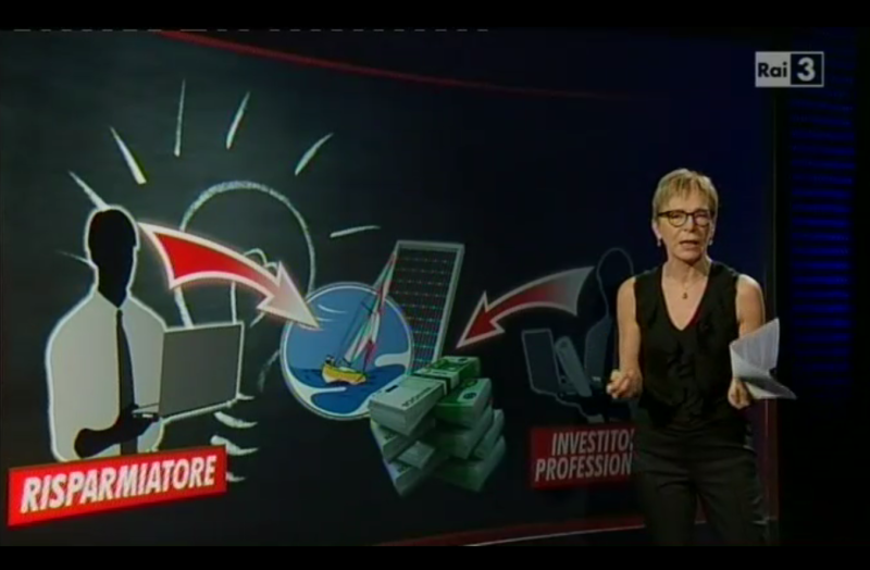 Report, Gabanelli critica reggolamento Consob su Equity Crowdfunding