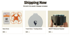 Indiegogo shippingnow