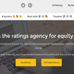 CrowdRating rating equity crowdfunding
