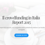 Crowdfunding in Italia 2015