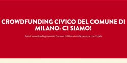Crowdfunding civico Eppela Comune Milano