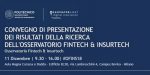 Osservatorio FIntech e Insuertech 2018