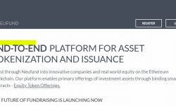Neufund prima piattaforma europea per security token offering