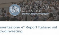 Presentazione 4 report crowdinvesting politecnico di Milano