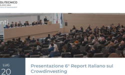 Presentazione 6 report Crowdinvesting Osservatorio Politecnico